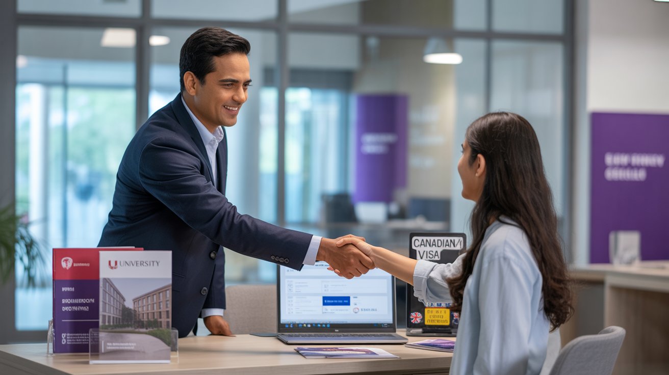 a warm professional indian male counselor